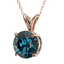 1.53 CTW Certified Intense Blue SI Diamond Solitaire - 2