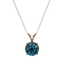 1.53 CTW Certified Intense Blue SI Diamond Solitaire - 3