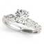 0.6 CTW Certified VS/SI Diamond Solitaire Antique Ring