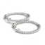 4 CTW Diamond VS/SI Certified 38 Mm Hoop Earrings 14K