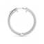 4 CTW Diamond VS/SI Certified 38 Mm Hoop Earrings 14K - 3