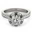 1.5 CTW Certified VS/SI Diamond Solitaire Halo Ring 14K