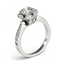 1.5 CTW Certified VS/SI Diamond Solitaire Halo Ring 14K - 3