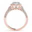 1.25 CTW Certified VS/SI Diamond Solitaire Halo Ring - 2