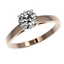 0.97 CTW Certified H-SI/I Quality Diamond Solitaire - 2