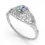 0.50 CTW VS/SI Diamond Solitaire Ring 14K White Gold - 2