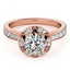 1.5 CTW Certified VS/SI Diamond Solitaire Halo Ring 14K
