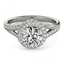 1.85 CTW Certified VS/SI Diamond Solitaire Halo Ring