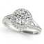 1.85 CTW Certified VS/SI Diamond Solitaire Halo Ring - 2