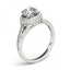 1.85 CTW Certified VS/SI Diamond Solitaire Halo Ring - 3