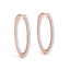 2 CTW Diamond VS/SI Certified 30 Mm Hoop Earrings 14K - 2