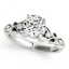 0.9 CTW Certified VS/SI Diamond Solitaire Antique Ring
