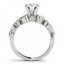 0.9 CTW Certified VS/SI Diamond Solitaire Antique Ring - 2