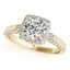 1.5 CTW Certified VS/SI Diamond Solitaire Halo Ring 14K
