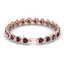 25 CTW Garnet & Micro Pave VS/SI Diamond Bracelet Heart - 3