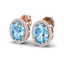 5.50 CTW Sky Blue Topaz & Micro VS/SI Diamond Halo