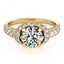 1.75 CTW Certified VS/SI Diamond Solitaire Halo Ring