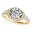 1.75 CTW Certified VS/SI Diamond Solitaire Halo Ring - 2