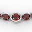 145 CTW Garnet & VS/SI Diamond Halo Micro Solitaire