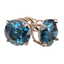 3.15 CTW Certified Intense Blue SI Diamond Solitaire - 3