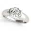 0.5 CTW Certified VS/SI Diamond Solitaire Ring 14K - 2