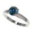 1.05 CTW Certified Intense Blue SI Diamond Solitaire