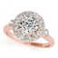 1.25 CTW Certified VS/SI Diamond Solitaire Halo Ring