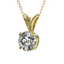 0.51 CTW Certified H-SI/I Quality Diamond Solitaire - 2