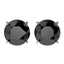 3 CTW Fancy Black VS Diamond Solitaire Stud Earrings