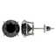 3 CTW Fancy Black VS Diamond Solitaire Stud Earrings - 2