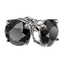 3 CTW Fancy Black VS Diamond Solitaire Stud Earrings - 3