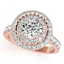 2.25 CTW Certified VS/SI Diamond Solitaire Halo Ring