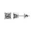 1 CTW Certified VS/SI Quality Princess Diamond Stud - 2