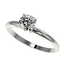 0.77 CTW Certified H-SI/I Quality Diamond Solitaire
