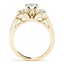 1.2 CTW Certified VS/SI Diamond 3 Stone Ring 14K Yellow - 2
