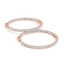 0.75 CTW Diamond VS/SI Certified 20 Mm Hoop Earrings