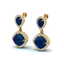 7 CTW Sapphire & Micro Pave VS/SI Diamond Earrings