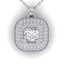 1.60 CTW Princess VS/SI Diamond Art Deco Stud Micro