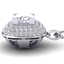 1.60 CTW Princess VS/SI Diamond Art Deco Stud Micro - 3