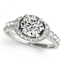 1.75 CTW Certified VS/SI Diamond Solitaire Halo Ring - 2