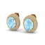 8 CTW Aquamarine & Micro Pave VS/SI Diamond Earrings