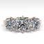 2 CTW Solitaire VS/SI Cushion Diamond 14K Rose Gold