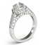 1.5 CTW Certified VS/SI Diamond Solitaire Halo Ring 14K - 3