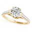 1 CTW Certified VS/SI Diamond Solitaire Ring 14K Yellow
