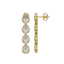5.22 CTW Pear Diamond Designer Earrings 18K Yellow Gold - 2