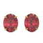 5.50 CTW Pink Tourmaline Designer Solitaire Stud
