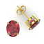5.50 CTW Pink Tourmaline Designer Solitaire Stud - 2