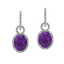 6 CTW Amethyst & Micro Pave Solitaire Halo VS/SI
