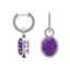 6 CTW Amethyst & Micro Pave Solitaire Halo VS/SI - 2