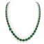 92 CTW Emerald & VS/SI Diamond Tennis Micro Pave Halo - 3